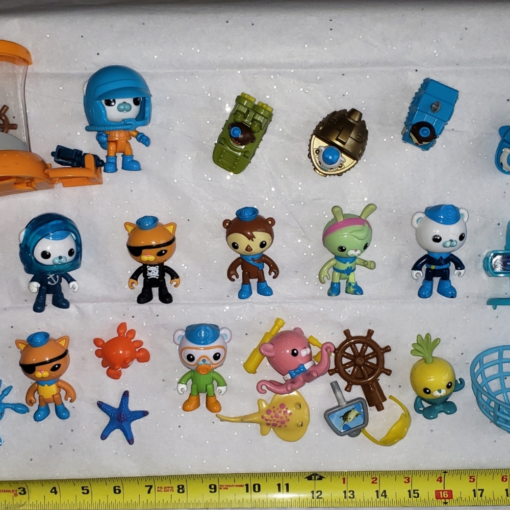 OCTONAUTS Characters Figures Toys Capt Barnacles Kwazii Skellington Tweak